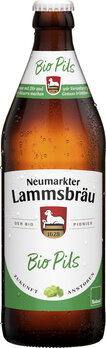 Packshot Neumarkter Lammsbräu Bio-Bier, 2025, Freisteller